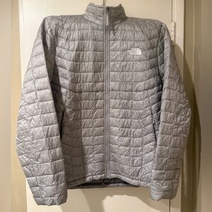 Men’s The North Face Thermoball Puffer Jacket (Grey)